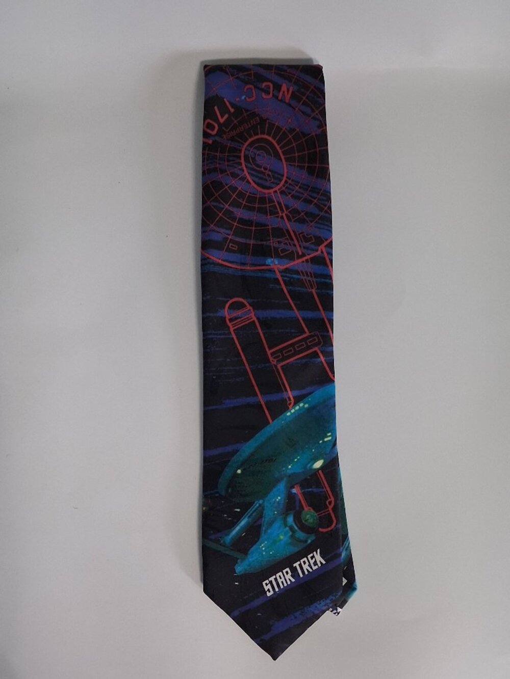 Vintage 1994 Rare Ralph Marlin Style Star Trek Enterprise Men’s Necktie Tie